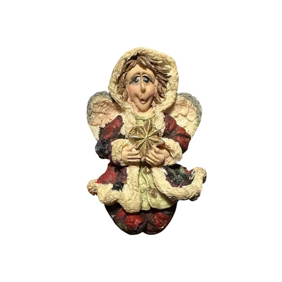 Vintage Christmas Brooch Pins Teddy Bear Angel - Picture 6 of 8